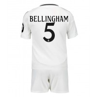 Real Madrid Jude Bellingham #5 Fußballbekleidung Heimtrikot Kinder 2024-25 Kurzarm (+ kurze hosen)